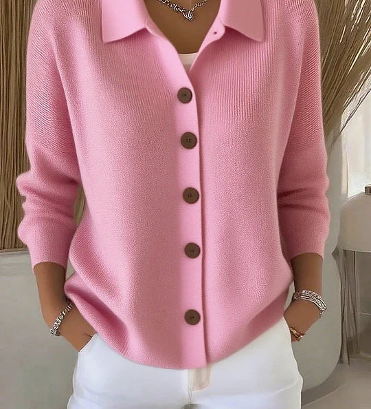 Vittoria™ | Cardigan con collo e bottoni