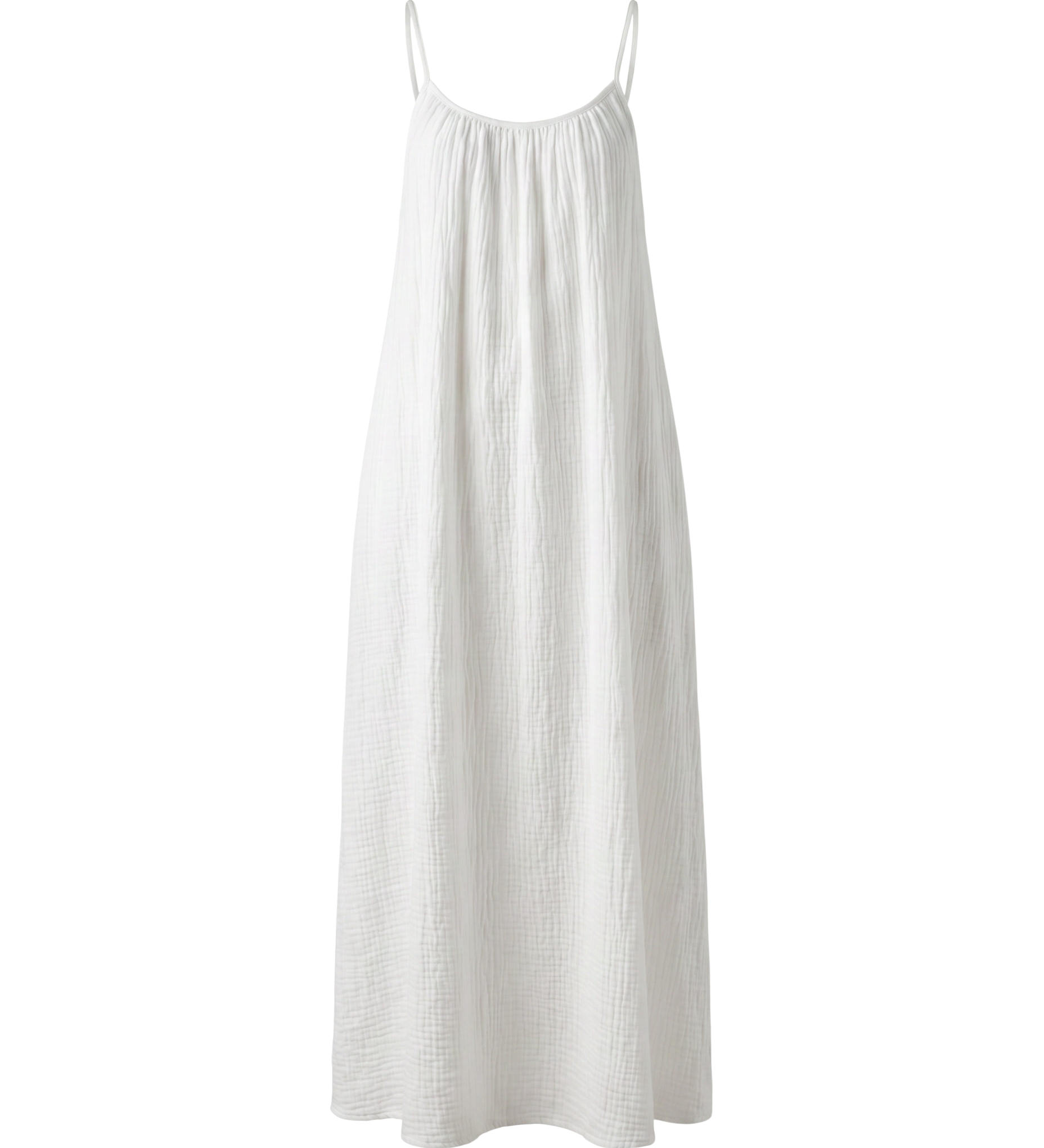 Abito lungo donna | Vestito con spalline e schiena scoperta