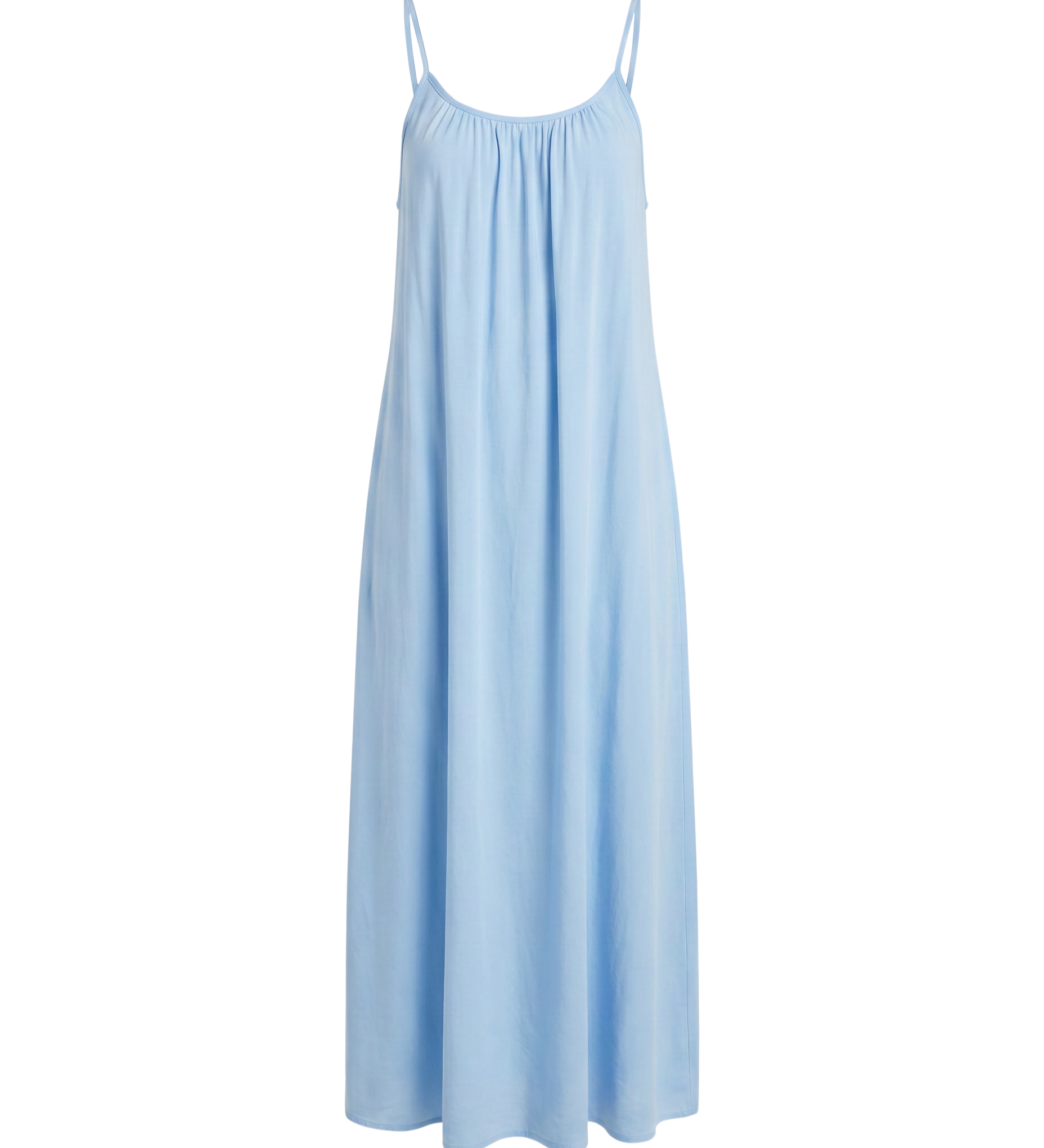 Abito lungo donna | Vestito con spalline e schiena scoperta