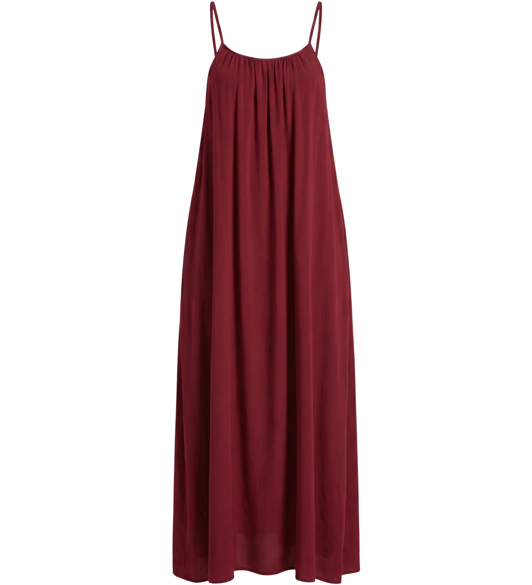 Abito lungo donna | Vestito con spalline e schiena scoperta