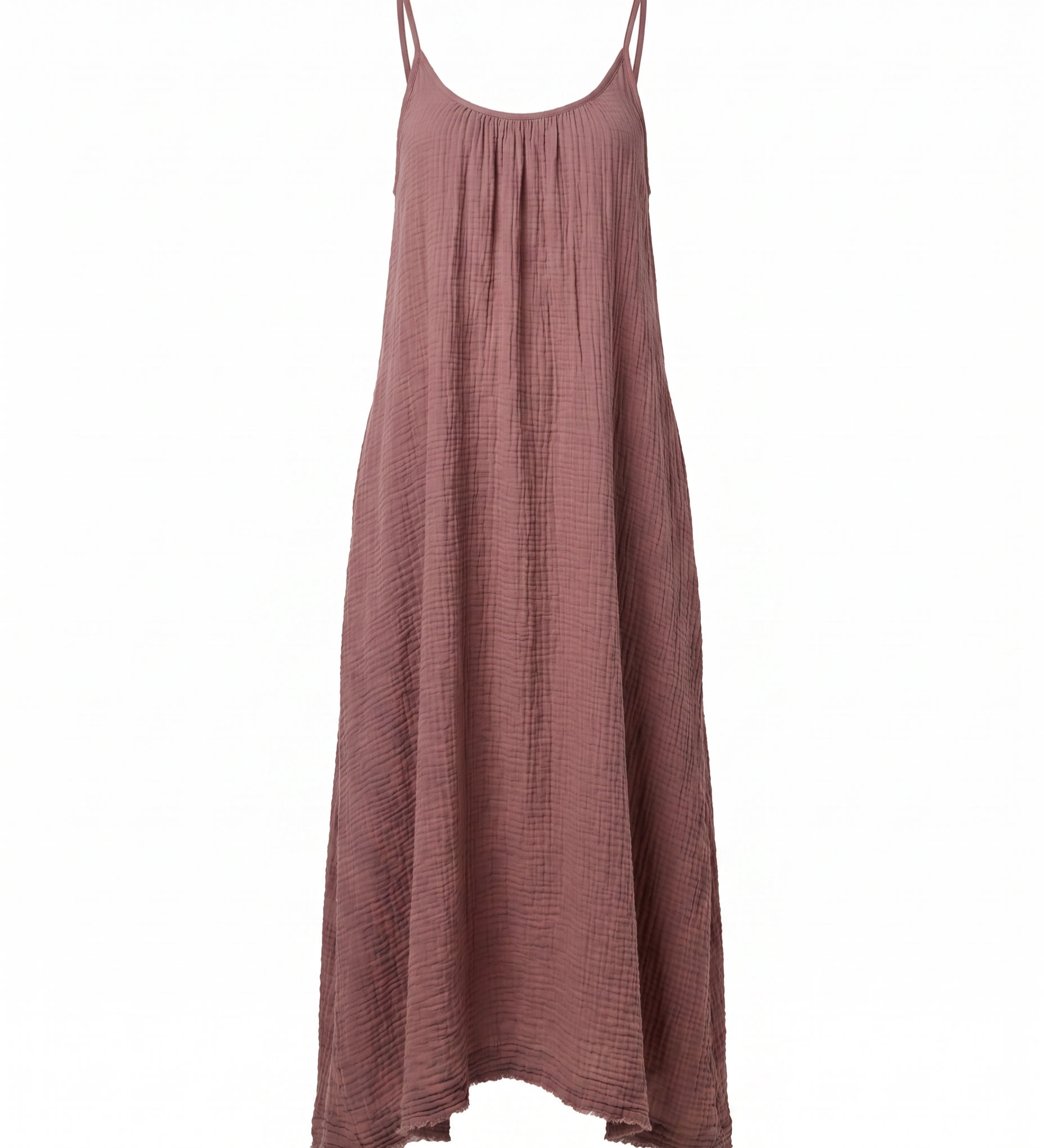 Abito lungo donna | Vestito con spalline e schiena scoperta