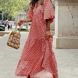 Abito lungo da donna | Design boho & Eleganza fluida