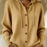 Livia™ | Cardigan con cappuccio e bottoni