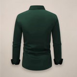 Camicia Slim Fit da Uomo – Con Bottoni, Adatta per Lavoro e Uso Quotidiano