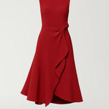 Abito Midi Portafoglio Donna – Elegante Flowy Estate Casual Party