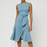Abito Midi Portafoglio Donna – Elegante Flowy Estate Casual Party