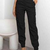Pantaloni Slim Fit Donna – Stile Cargo con Tasche per Uso Casual