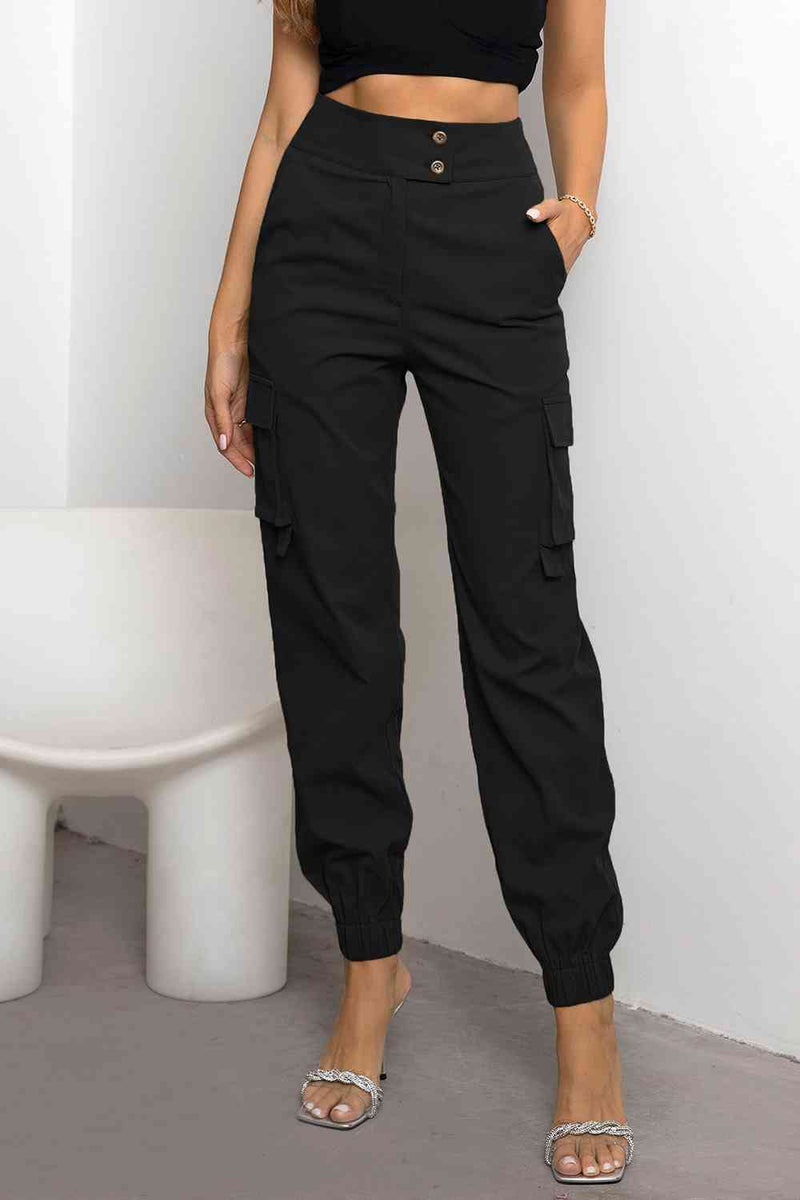 Pantaloni Slim Fit Donna – Stile Cargo con Tasche per Uso Casual