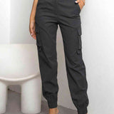 Pantaloni Slim Fit Donna – Stile Cargo con Tasche per Uso Casual