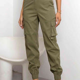Pantaloni Slim Fit Donna – Stile Cargo con Tasche per Uso Casual