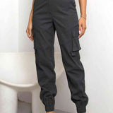 Pantaloni Slim Fit Donna – Stile Cargo con Tasche per Uso Casual