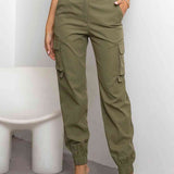 Pantaloni Slim Fit Donna – Stile Cargo con Tasche per Uso Casual