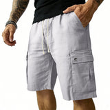 Varel | Pantaloni cargo corti leggeri per uomo