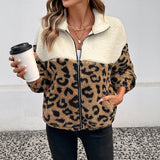 Donna - Giacca Teddy - Stile leopardato
