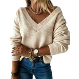 Donna - Maglia sciolta - Scollo a V