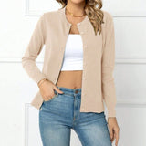 Donna - Cardigan elegante con bottoni sottili