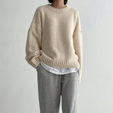 Donna - Maglia oversize - Stile girocollo