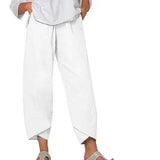 Pantaloni estivi cropped chic da donna – Pantaloni leggeri ed eleganti