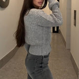 Donna - Cardigan elegante con dettagli a bottoni