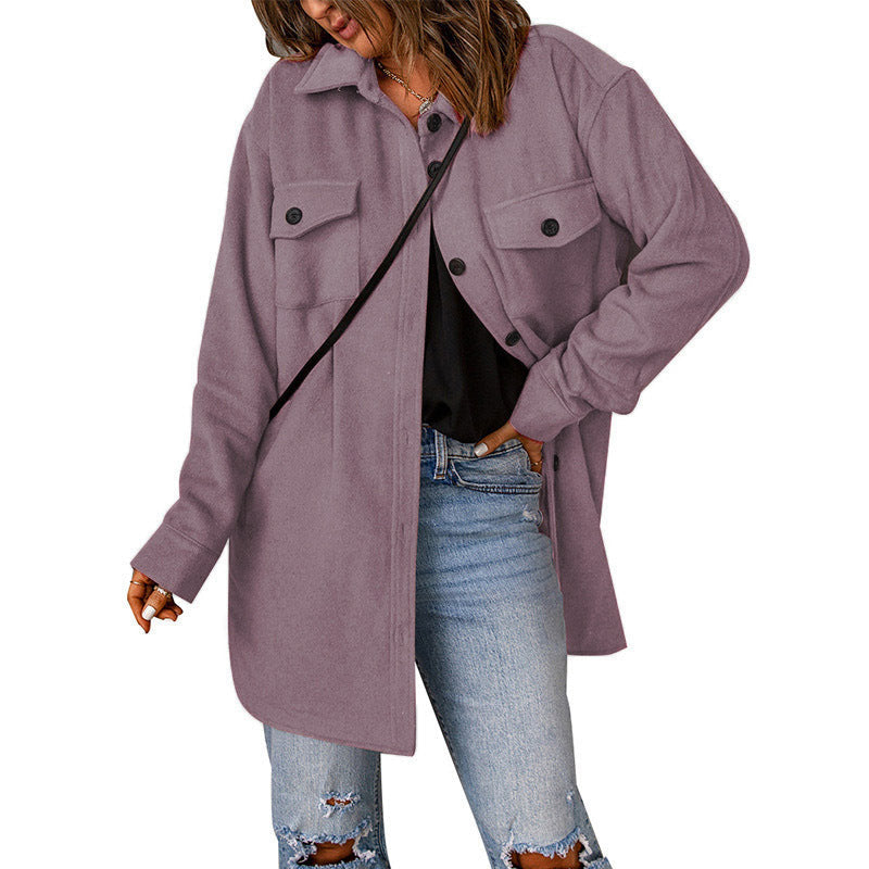 Donna - Giacca con sovracamicia chic con tasche sul petto