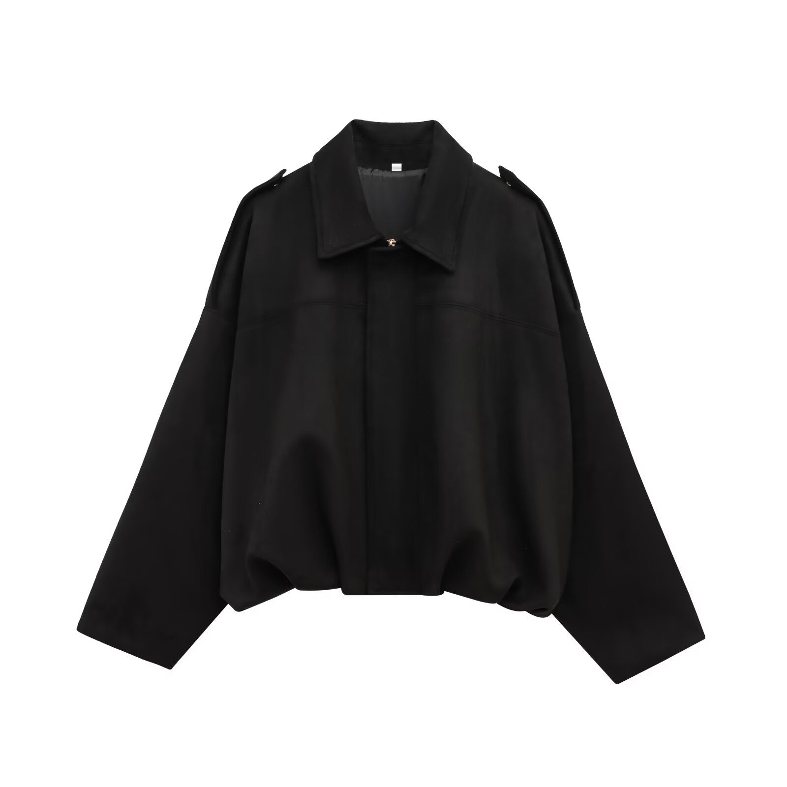 Donna - Giacca oversize in morbido tessuto - Taglio moderno