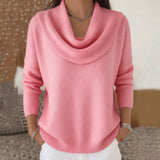 Maria™ | Maglione con collo drappeggiato