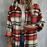 Donna - Giacca con camicia a quadri - Stile casual