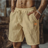 Varel | Pantaloni corti in lino casual per uomo