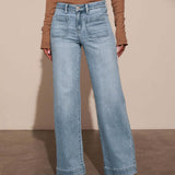 Donna - Jeans a taglio largo - Stile elegante