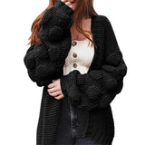 Donna - Cardigan elegante - Maniche voluminose