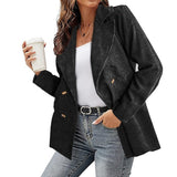 Donna - Blazer in velluto a coste - Stile casual