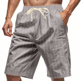 Varel | Pantaloncini casual da uomo a righe