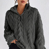 Donna - Maglia in pile con collo alto