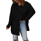 Donna - Giacca con sovracamicia chic con tasche sul petto