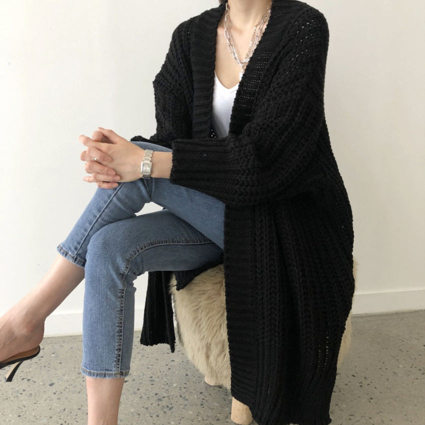 Donna - Cardigan aperto sul davanti con dettagli casual