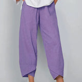 Pantaloni estivi cropped chic da donna – Pantaloni leggeri ed eleganti