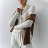 Donna - Maglia a collo alto con zip