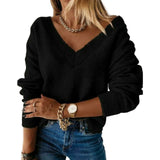 Donna - Maglia sciolta - Scollo a V