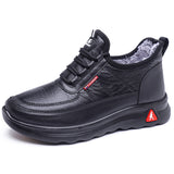 Donna - Scarpe da ginnastica casual e confortevoli con fodera calda