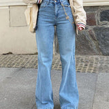 Donna - Jeans svasati in denim - Vita media