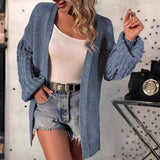Donna - Cardigan in maglia - Maniche voluminose