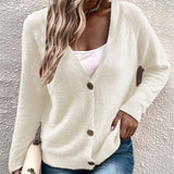 Donna - Cardigan in maglia morbida - Stile casual
