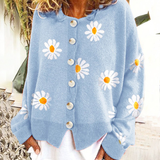 Donna - Maglia - Floreale a maniche lunghe