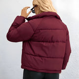 Donna - Giacca Puffer - Calda zip a collo alto