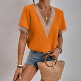 Camicetta donna Premium Casual con scollo a V