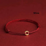 Bracciale Donna Intrecciato a Mano – Forma Circolare, Adatto per Uso Casual e Quotidiano