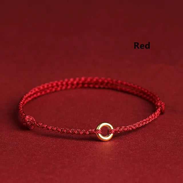 Bracciale Donna Intrecciato a Mano – Forma Circolare, Adatto per Uso Casual e Quotidiano