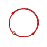 Bracciale Donna Intrecciato a Mano – Forma Circolare, Adatto per Uso Casual e Quotidiano