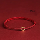Bracciale Donna Intrecciato a Mano – Forma Circolare, Adatto per Uso Casual e Quotidiano
