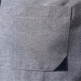 Camicia Slim Fit da Uomo – Con Collo Button-Down e Taschino, Adatta per Lavoro e Uso Quotidiano